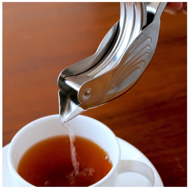 日本 小鳥造型 不鏽鋼 榨汁器 手動榨汁機 取汁器＊db小舖＊-細節圖3