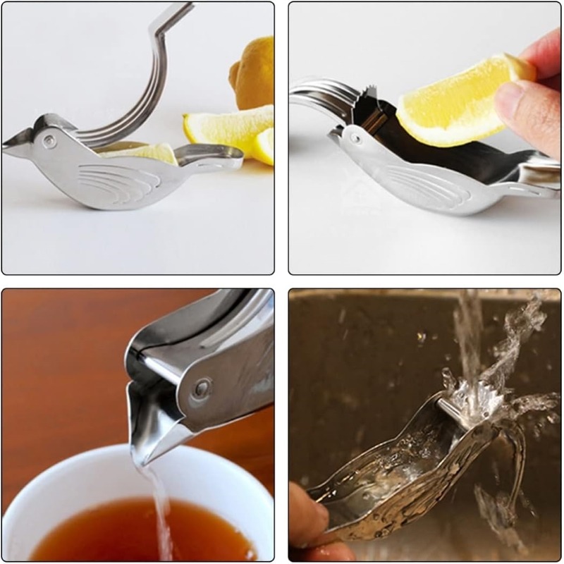 日本 小鳥造型 不鏽鋼 榨汁器 手動榨汁機 取汁器＊db小舖＊-細節圖6
