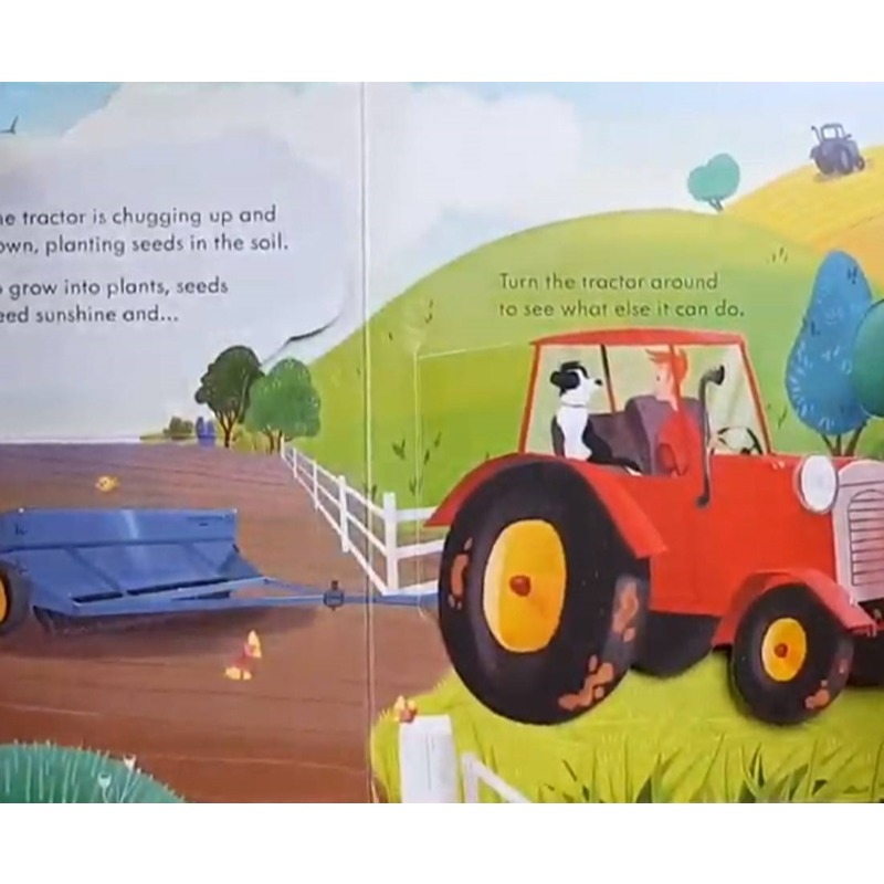 《新書出清》Usborne Peep Inside the Farm 硬頁翻翻書(農場玩躲貓貓)＊db小舖＊-細節圖5