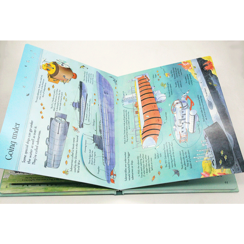 《新書出清》Usborne See Inside Ships 硬頁翻翻書(船艦)＊db小舖＊-細節圖6