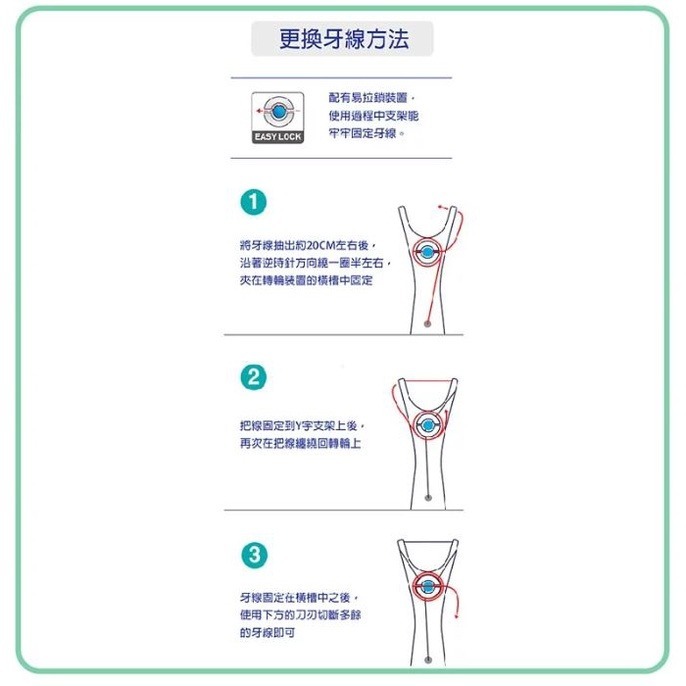 韓國 WEDENT 威登 成人攜帶式牙線棒(顏色隨機) 可替換 環保牙線＊恩恩選物＊-細節圖5