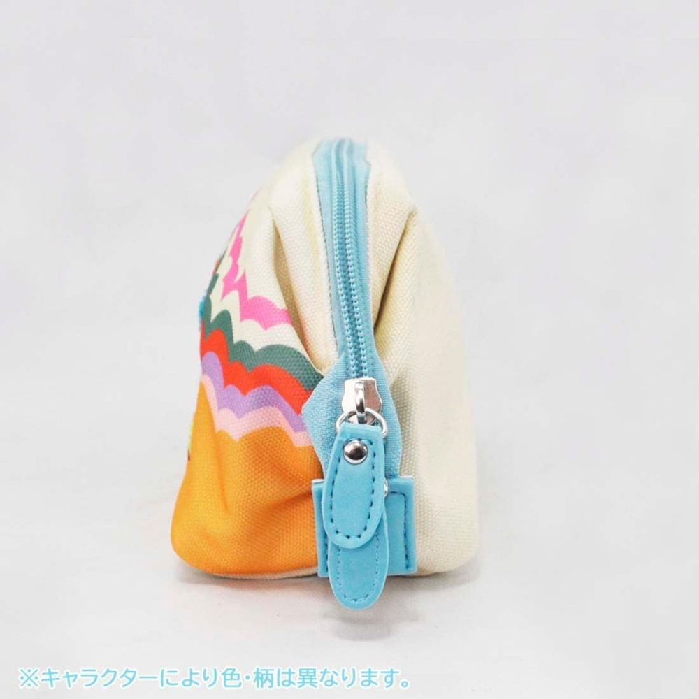 日本 Skater Disney 復古米奇拉鍊收納袋 筆袋 米老鼠 刺繡 鉛筆盒 化妝包＊恩恩選物＊-細節圖6