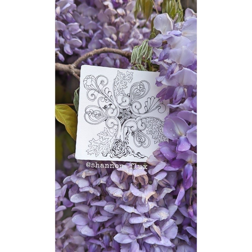 禪繞畫《客製商品》：圖片僅供參考-規格圖1