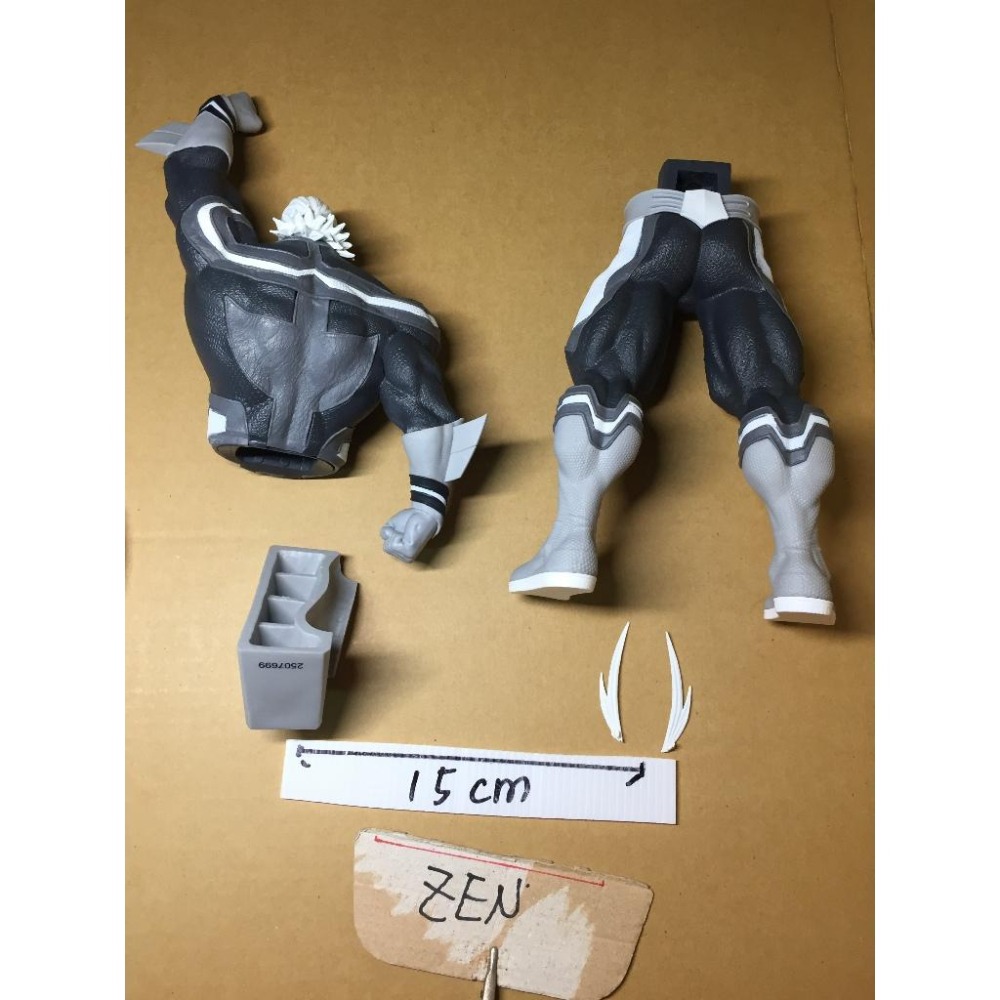 【拆擺】 有損 正版 BWFC SMSP 歐爾麥特 03 黑白 TONE 一番賞 我英 我的英雄學院-細節圖2