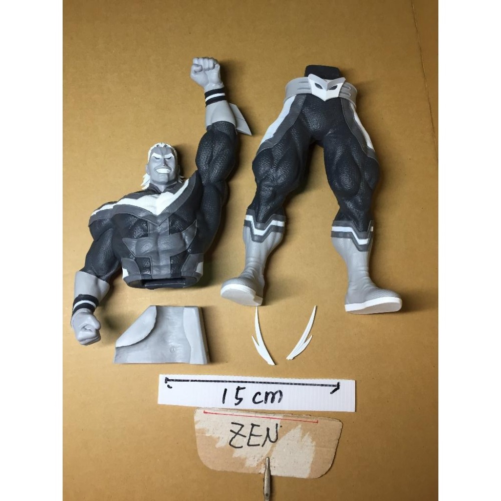 【拆擺】 有損 正版 BWFC SMSP 歐爾麥特 03 黑白 TONE 一番賞 我英 我的英雄學院-細節圖3