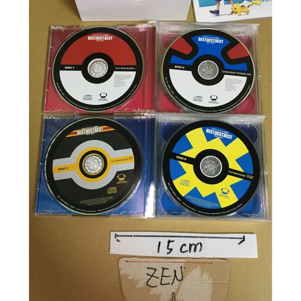 【二手】 寶可夢 神奇寶貝 BEST OF BEST OF BEST 通常盤 1997-2022 主題曲 CD-細節圖4