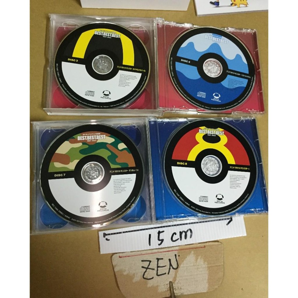 【二手】 寶可夢 神奇寶貝 BEST OF BEST OF BEST 通常盤 1997-2022 主題曲 CD-細節圖5
