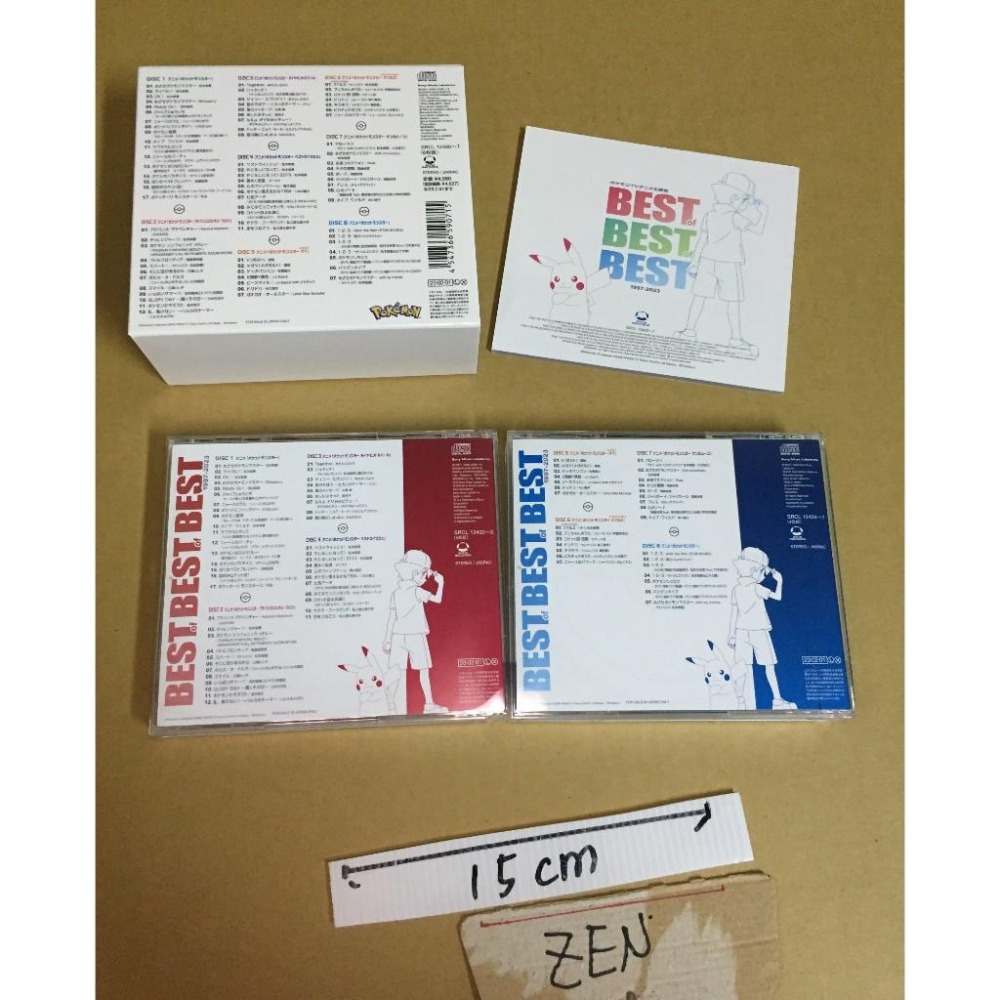 【二手】 寶可夢 神奇寶貝 BEST OF BEST OF BEST 通常盤 1997-2022 主題曲 CD-細節圖6