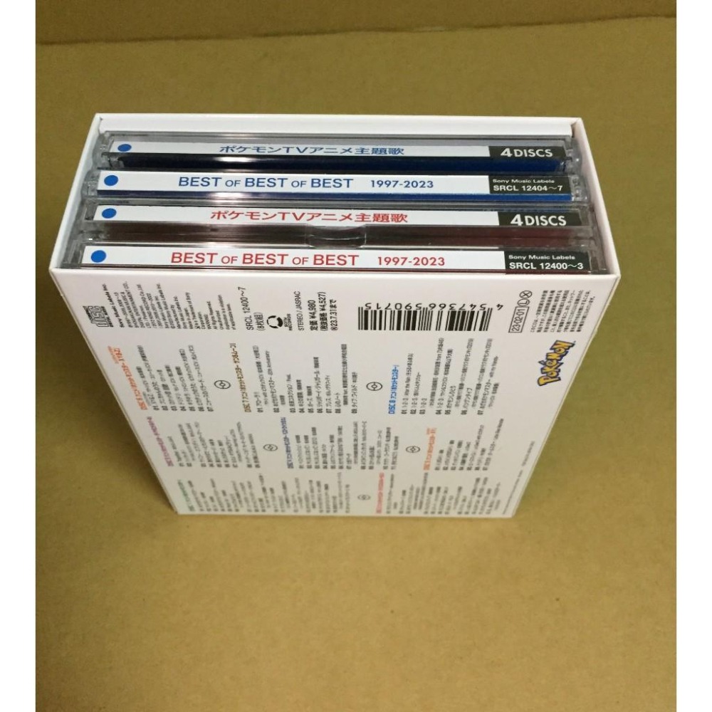 【二手】 寶可夢 神奇寶貝 BEST OF BEST OF BEST 通常盤 1997-2022 主題曲 CD-細節圖7