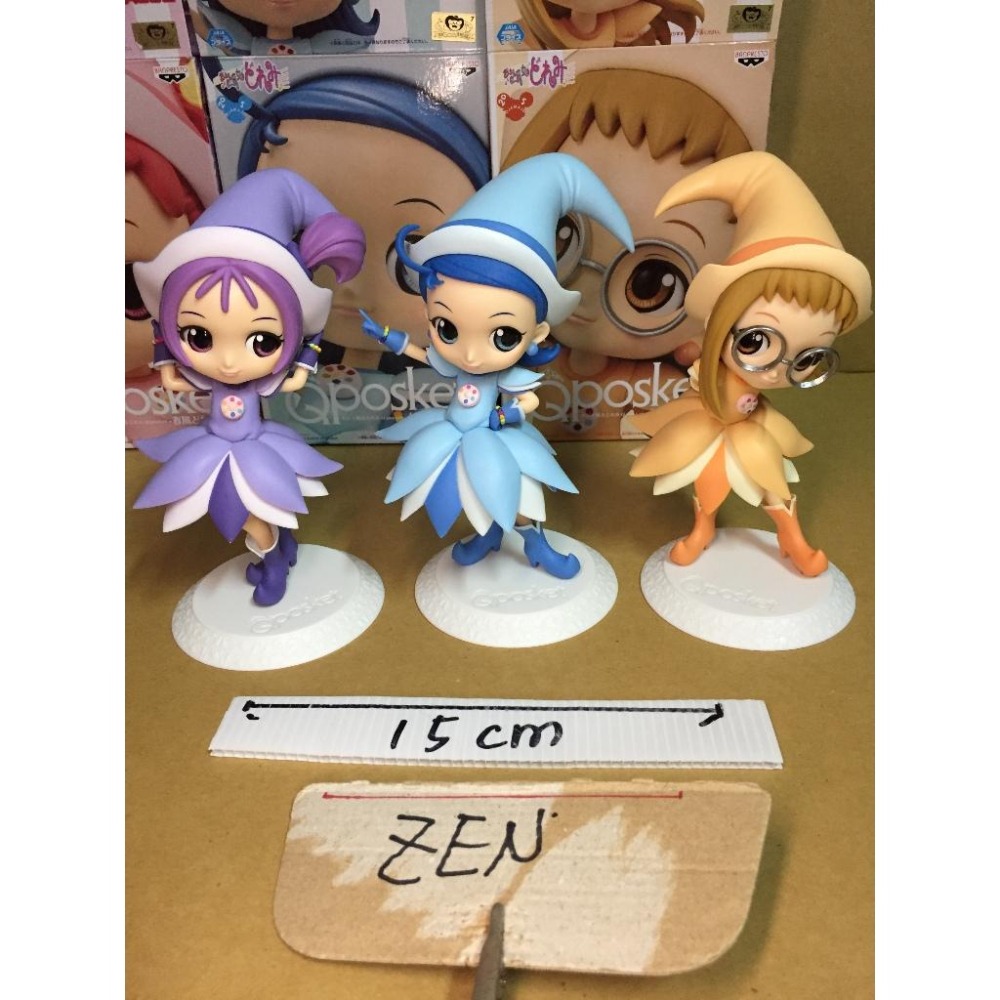 【拆擺】 日版 金證 Qposket 小魔女 DOREMI 飛鳥桃子 瀨川音符 小愛 羽月 B款 正版 公仔 景品-細節圖2