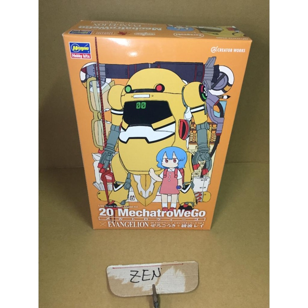 長谷川 模型  綾波零 1/20 WEGO x 福音戰士 零號機 0號機 MECHATROWEGO 正版-細節圖2