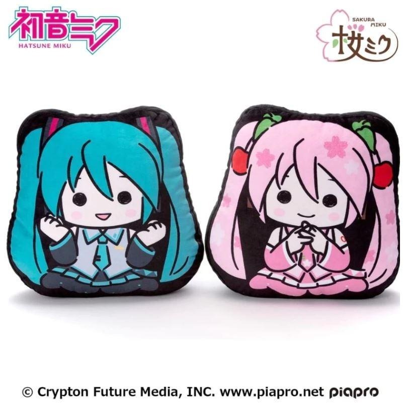 代理版  SEGA TOYS 初音未來  2D玩偶 抱枕 娃娃-細節圖5