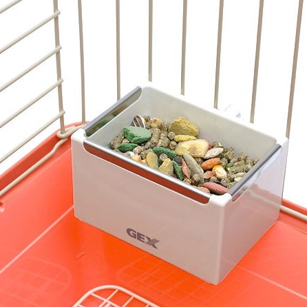 【GEX】ab-789 小動物用食皿盒 可固定籠子-細節圖2