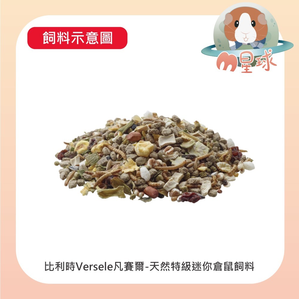 【凡賽爾】NATURE 迷你倉鼠飼料 400g 楓葉鼠飼料 鼠飼料 倉鼠飼料-細節圖2