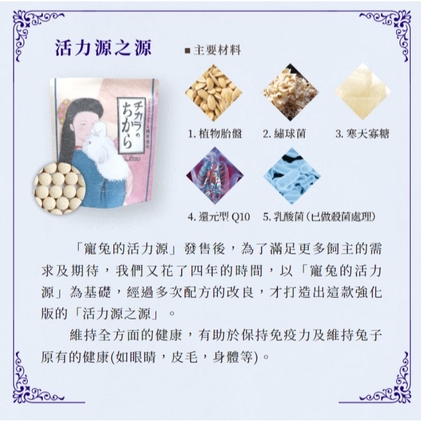 【WOOLY】兔子活力源之源 80錠/包  兔用 兔保健食品 源之源-細節圖2