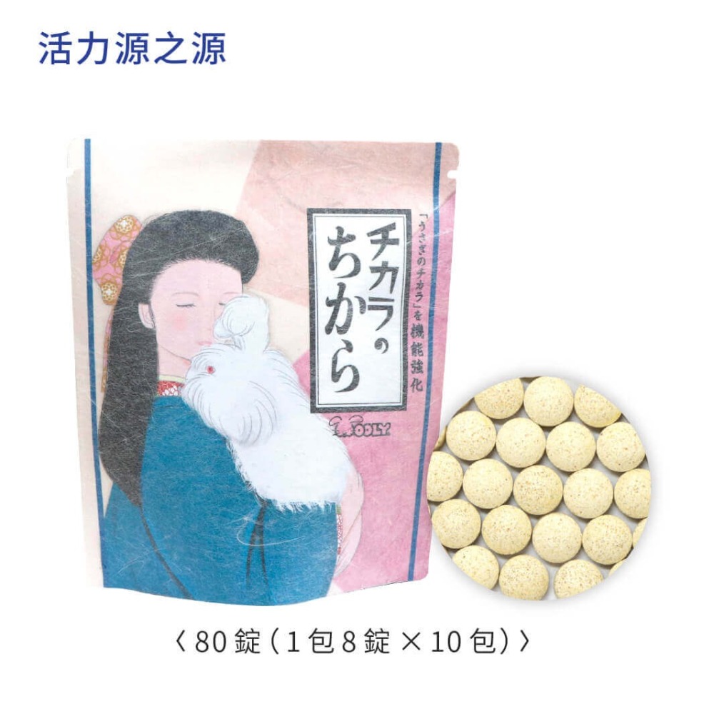 【WOOLY】兔子活力源之源 80錠/包  兔用 兔保健食品 源之源-細節圖3