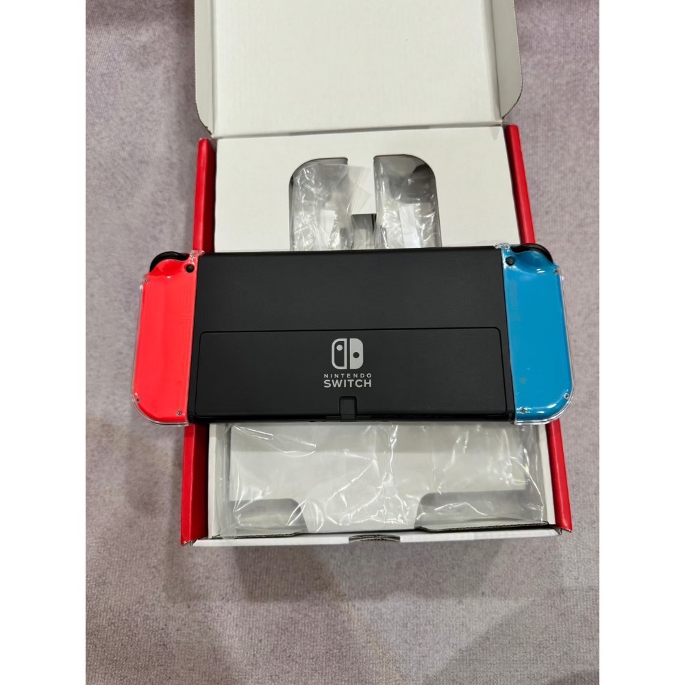 現貨 switch白色Oled主機 電量加強 新款 二手 任天堂 Nintando 遊戲 九成新 中古 台灣公司貨 NS-細節圖6