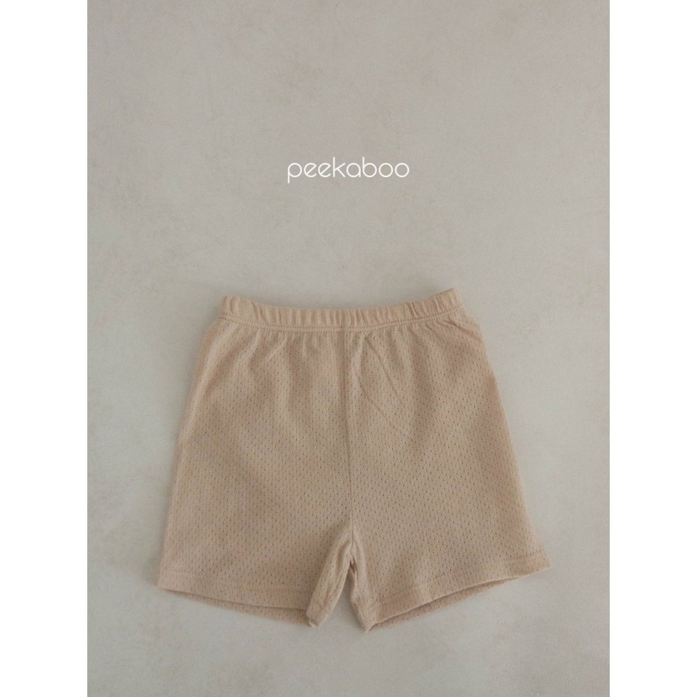 正韓童裝 PEEKABOO 會呼吸純色居家服 睡衣 套裝款-細節圖5