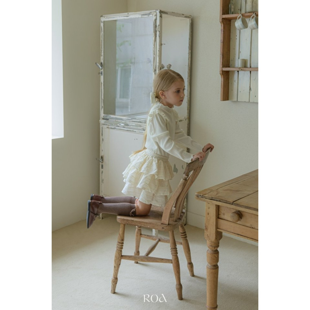 正韓童裝 Roa 蛋糕可愛層次裙褲-細節圖3