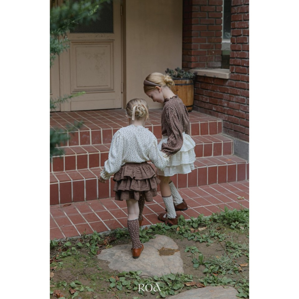 正韓童裝 Roa 蛋糕可愛層次裙褲-細節圖6