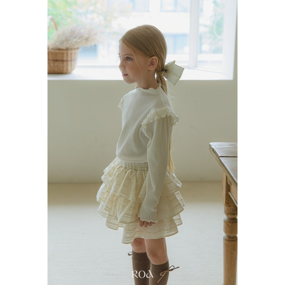 正韓童裝 Roa 蛋糕可愛層次裙褲-細節圖8