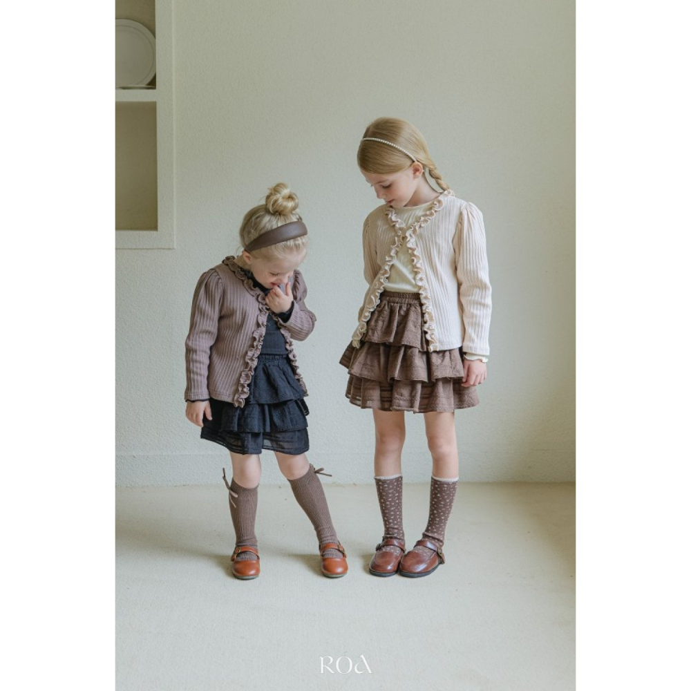 正韓童裝 Roa 蛋糕可愛層次裙褲-細節圖9