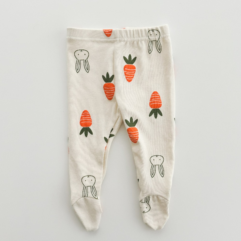 正韓童裝 OottBebe  兔兔愛吃紅蘿蔔 寶寶兒童款居家服睡衣-細節圖7