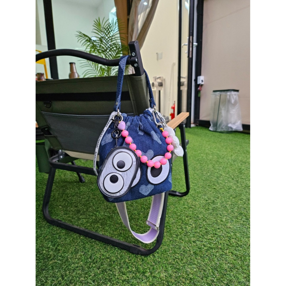 韓國 可愛大眼包 日常多功能包-細節圖5