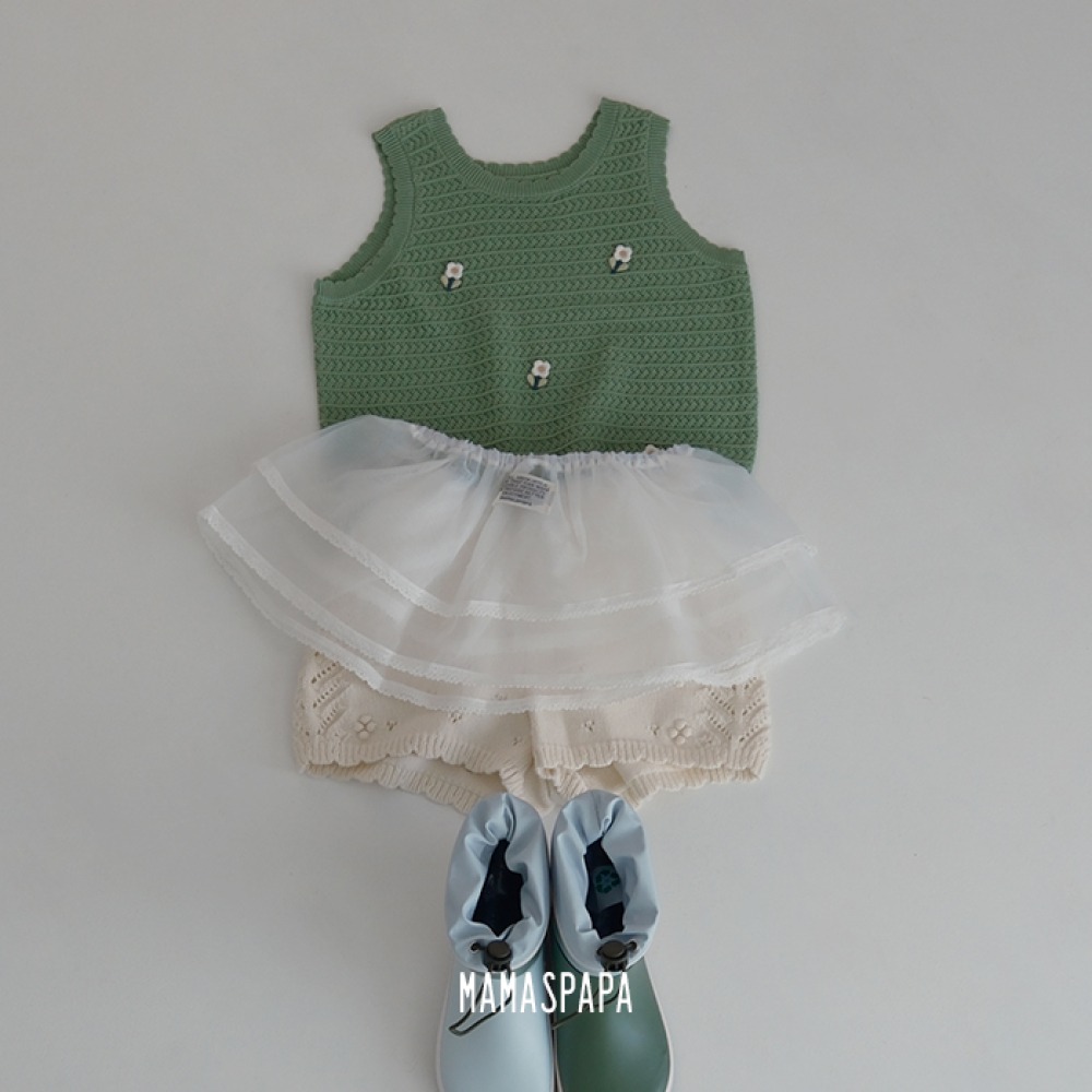 正韓童裝 Mamas Papa 紗裙圍裙造型配件-細節圖4