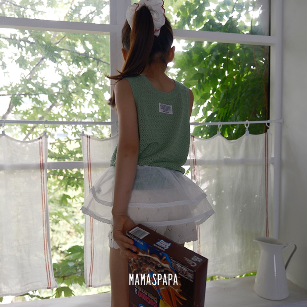 正韓童裝 Mamas Papa 紗裙圍裙造型配件-細節圖5