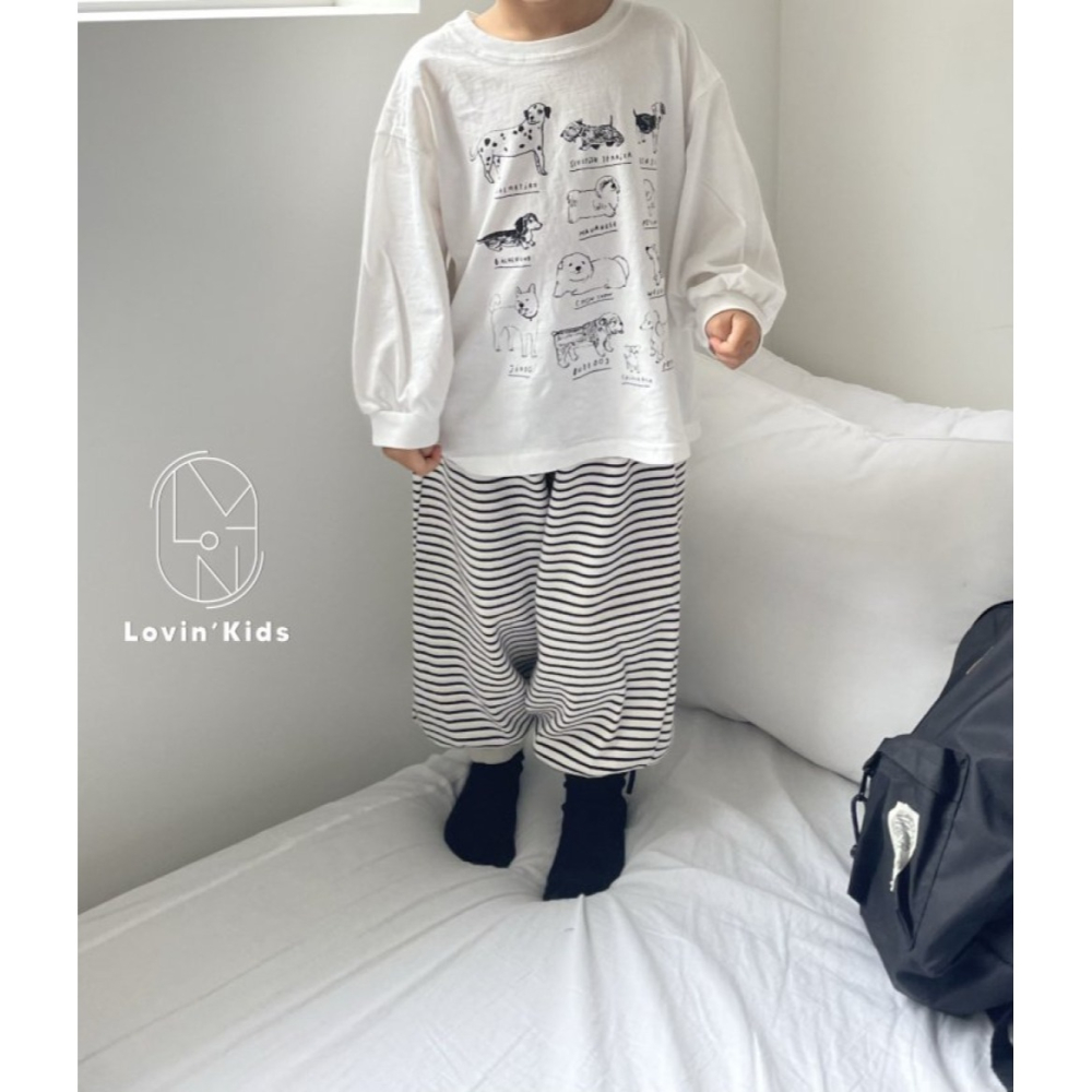 正韓童裝  SPIN 手繪puppy狗狗小圖示T恤-細節圖4