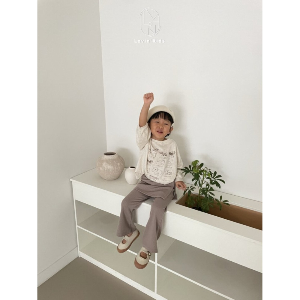 正韓童裝  SPIN 手繪puppy狗狗小圖示T恤-細節圖6