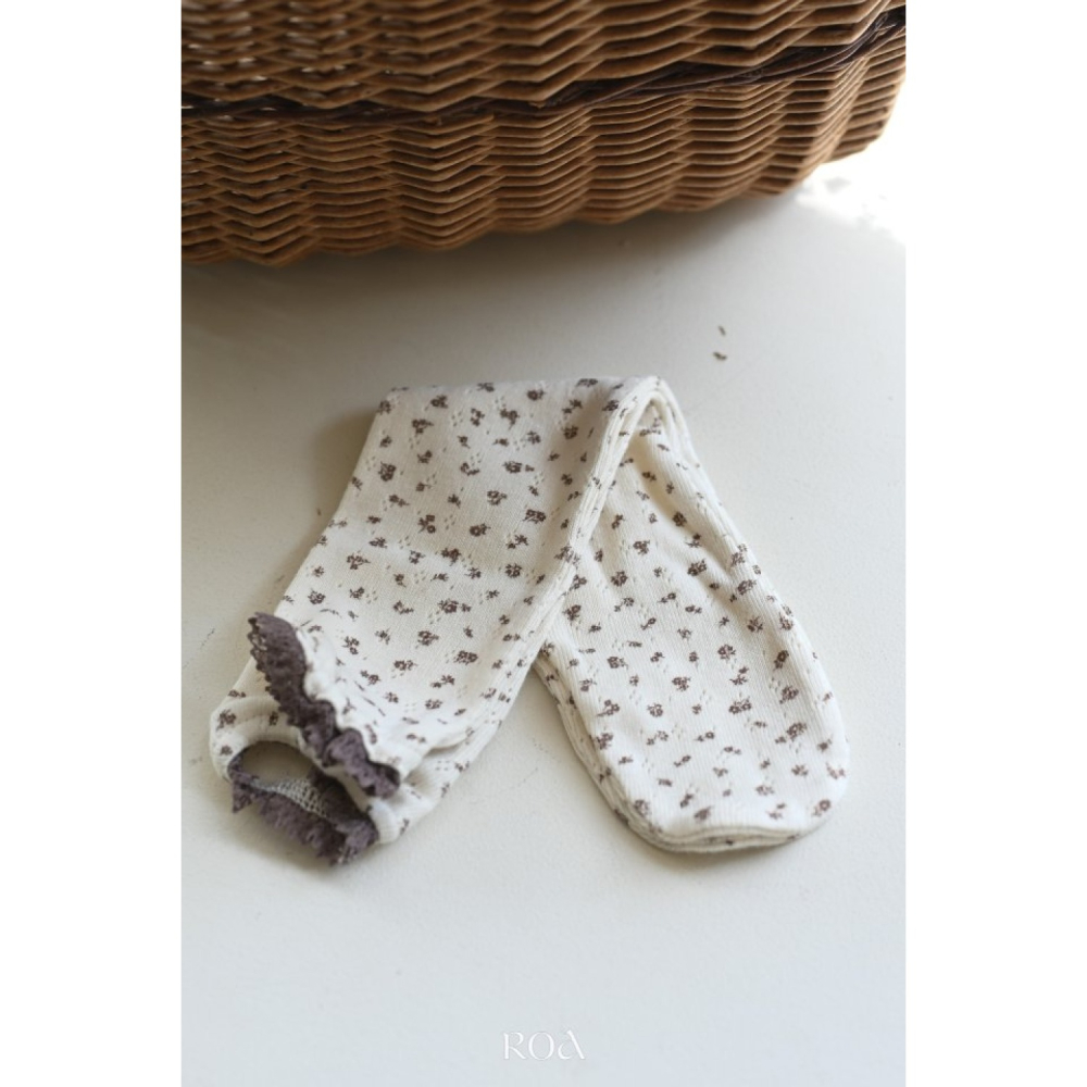 正韓童裝 Roa  姐妹款小碎花襪子-細節圖10