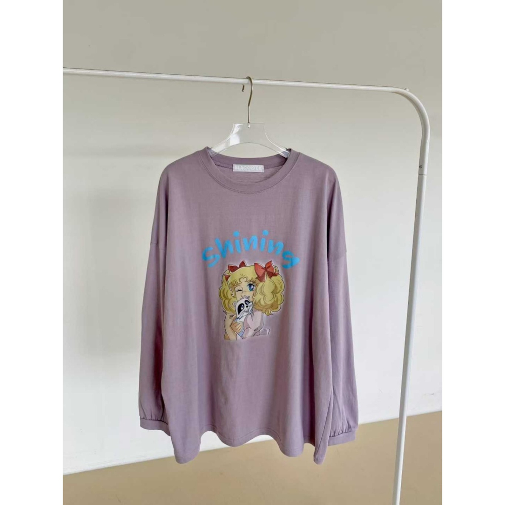 韓國女裝 N9ck 可愛小甜甜美式寬T-細節圖10