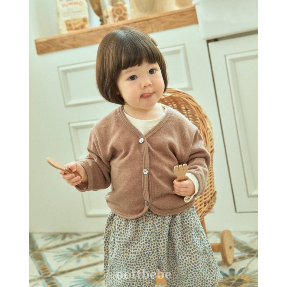 正韓童裝 OottBebe 薄針織開襟衫外套-細節圖5