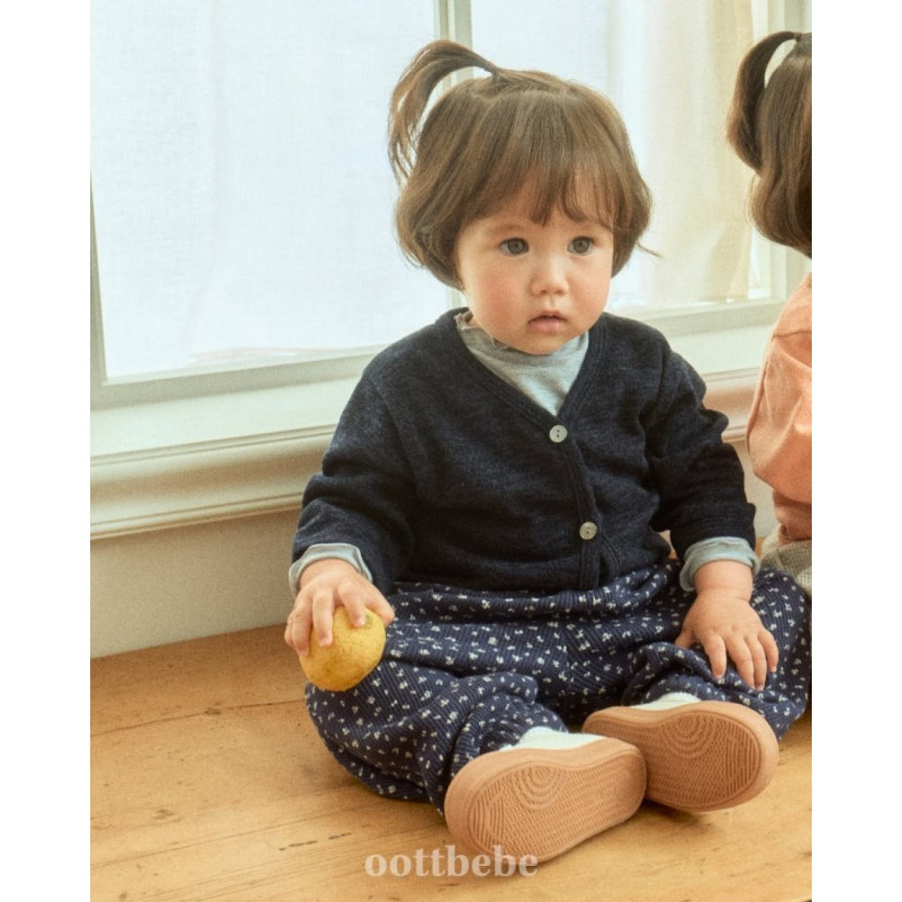 正韓童裝 OottBebe 薄針織開襟衫外套-細節圖6