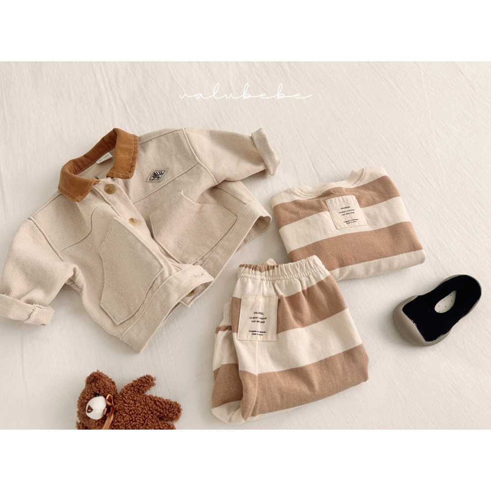 正韓童裝 復古感牛仔夾克外套-細節圖5