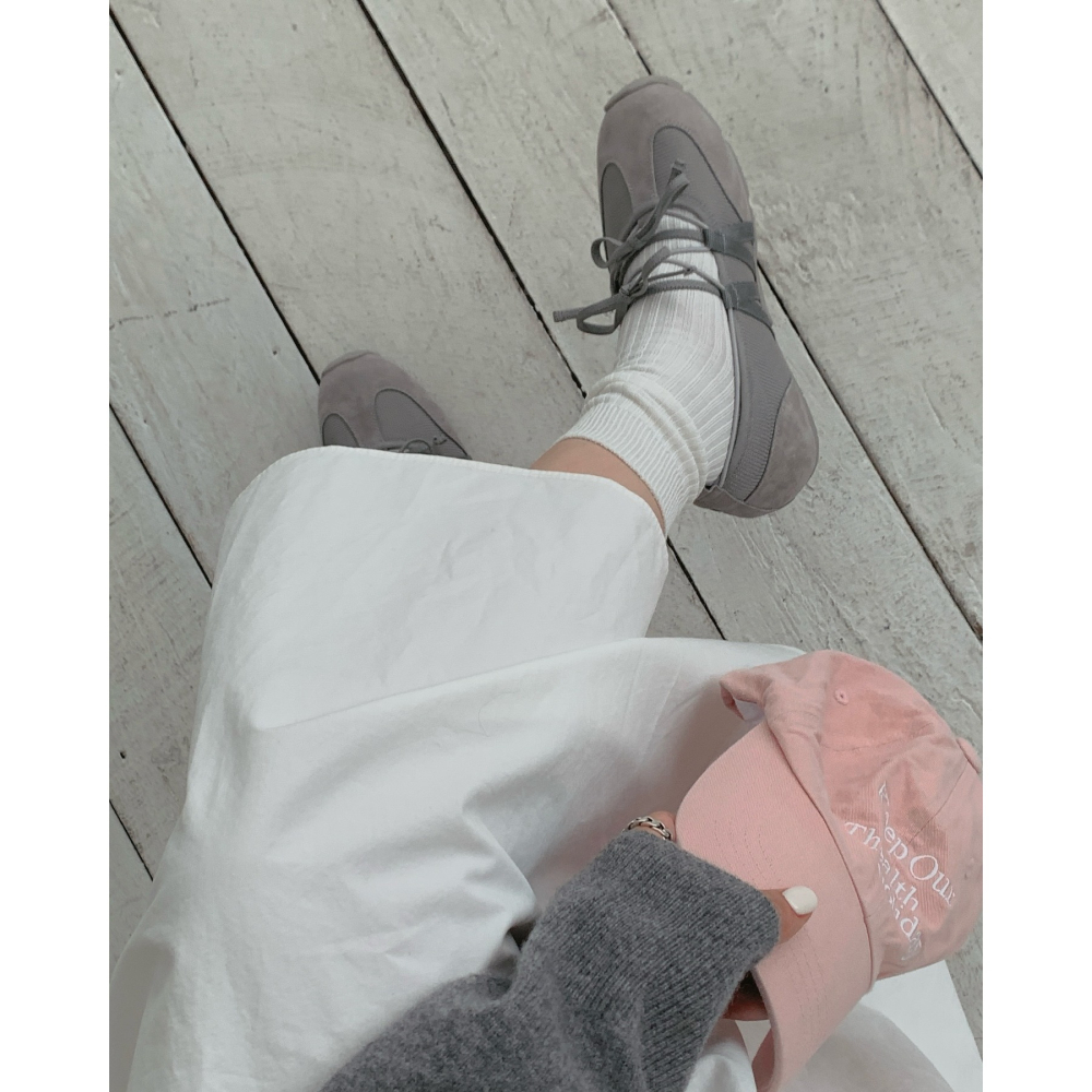 韓國女鞋裝 sketch in love ins爆款 芭蕾運動鞋-細節圖2