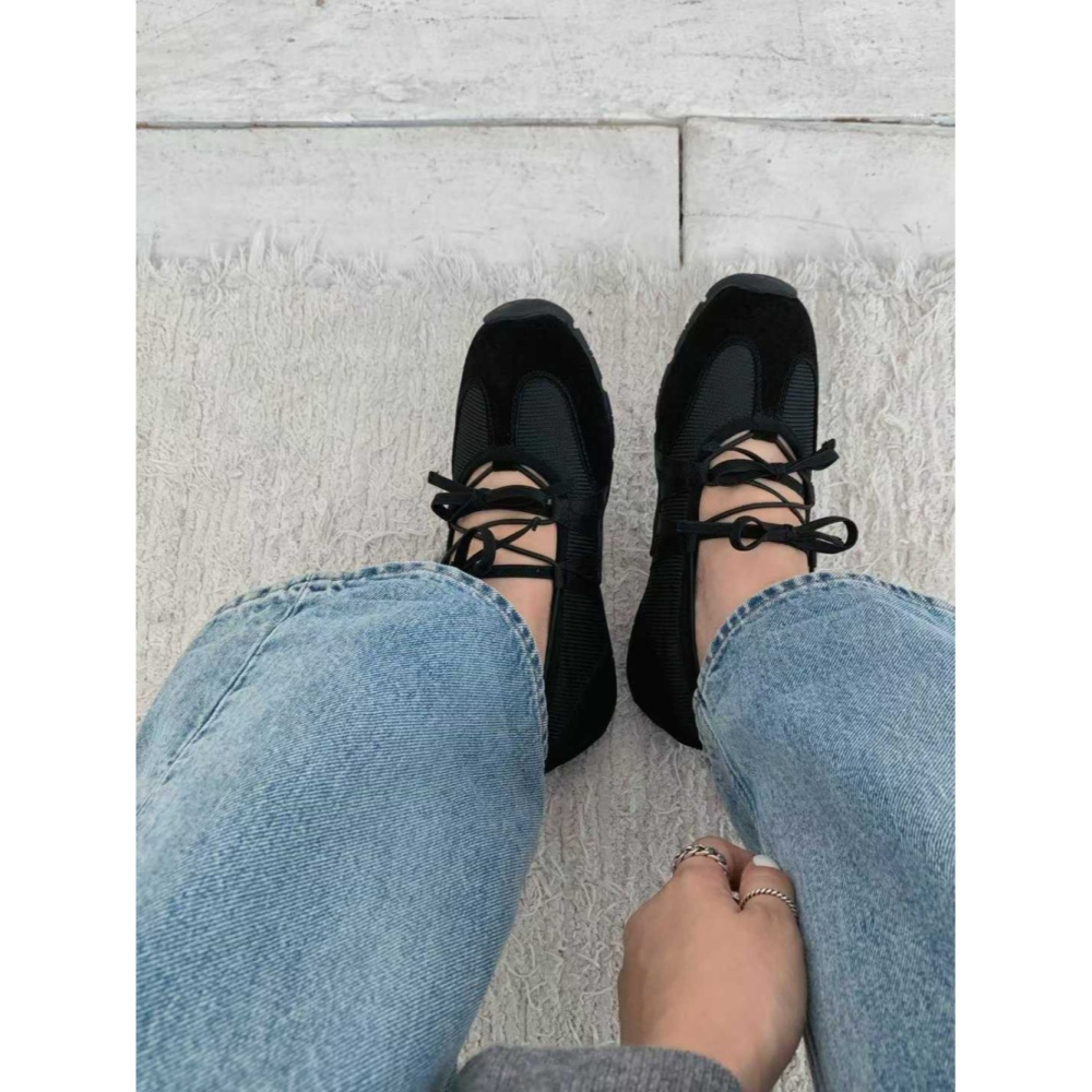 韓國女鞋裝 sketch in love ins爆款 芭蕾運動鞋-細節圖3