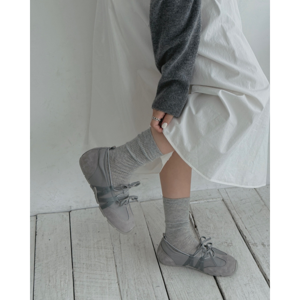 韓國女鞋裝 sketch in love ins爆款 芭蕾運動鞋-細節圖10