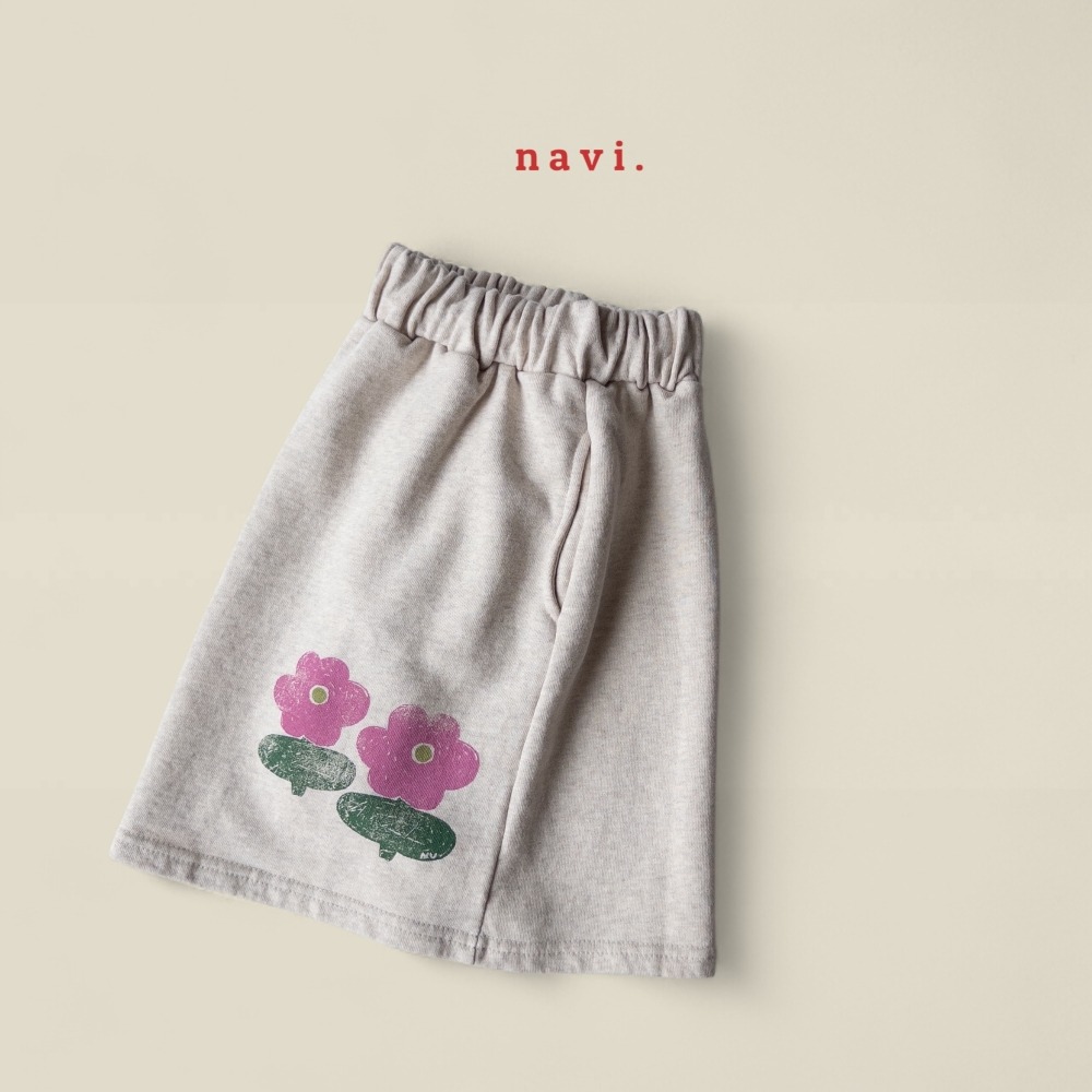 正韓童裝  NAVI / RAON 小花中長裙-細節圖8
