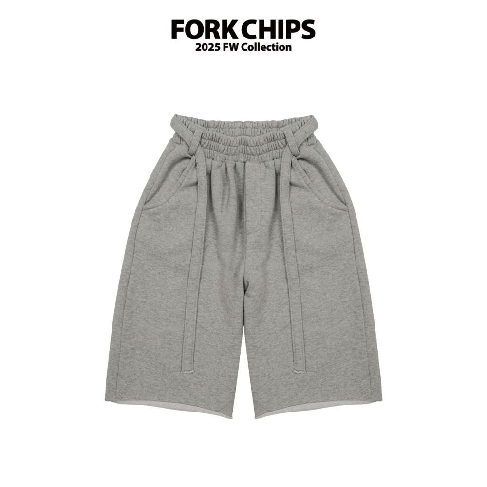 正韓童裝 Forkchips 背被英文字母寬褲-細節圖7