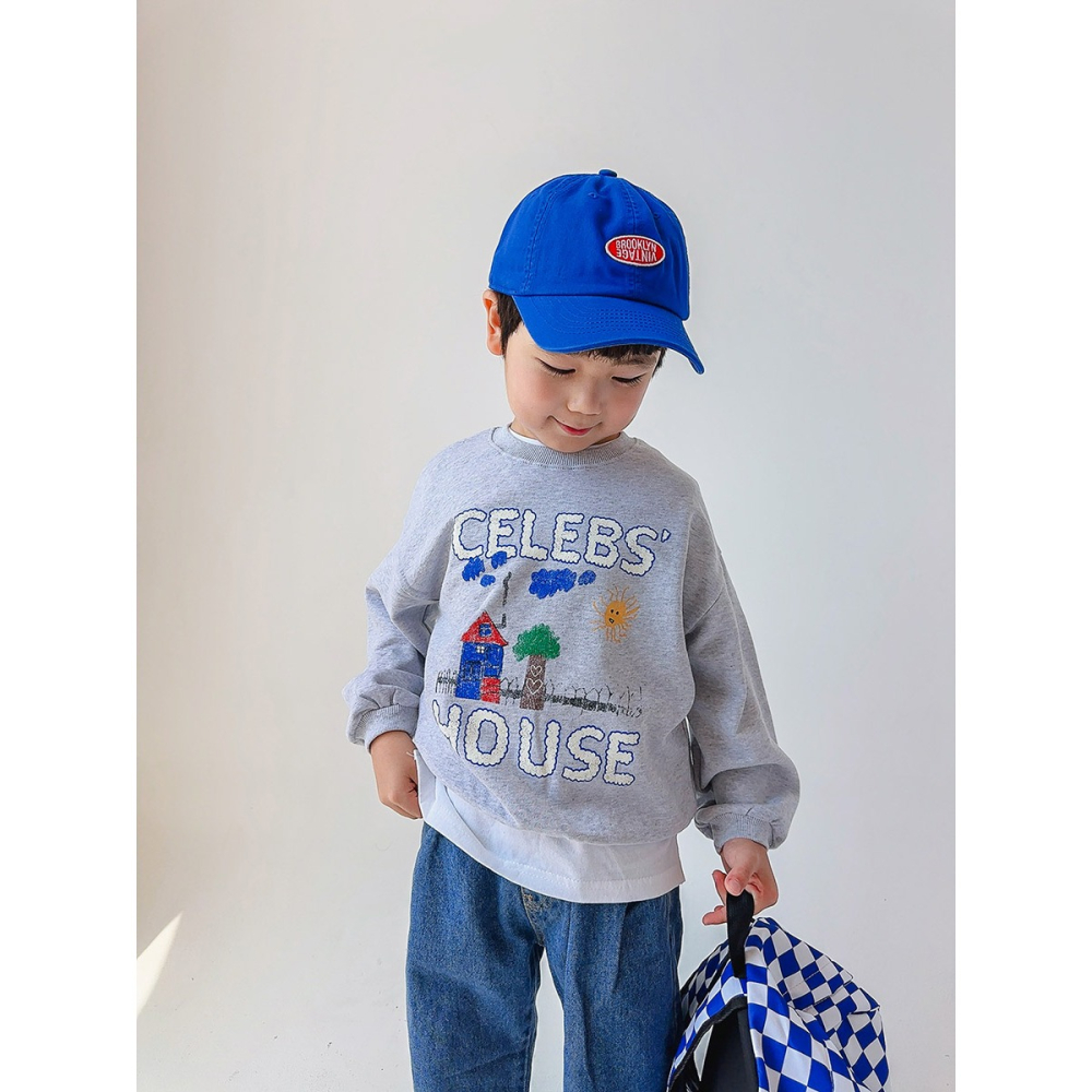 正韓童裝 DELIGHT 塗鴨房大學t 親子款上衣-細節圖7