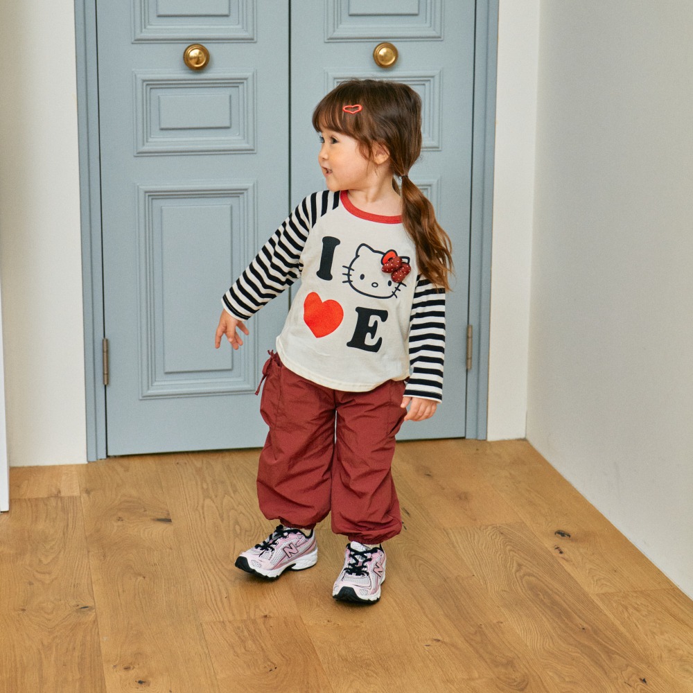 正韓童裝  1st blue 我愛kitty立體蝴蝶結T-細節圖4