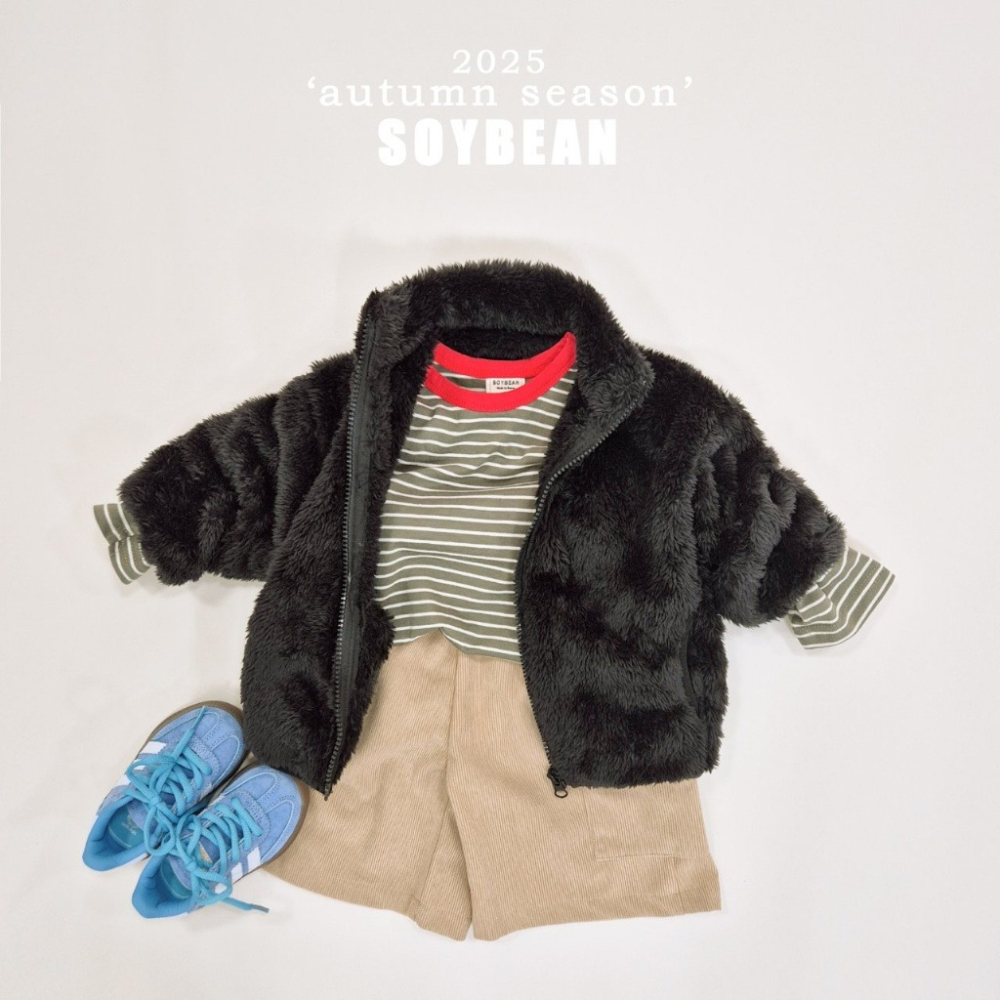 正韓童裝 Soybean 可愛們具保套的免子外套夾克-細節圖2