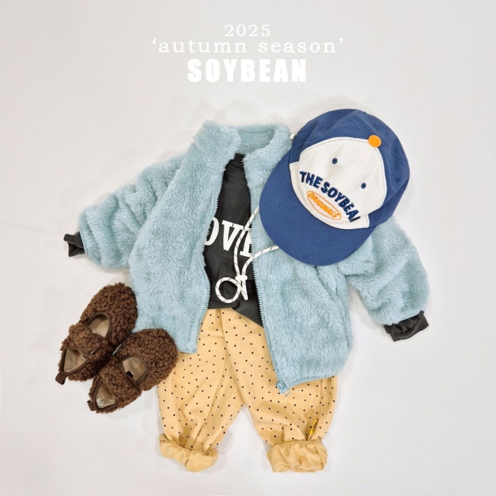 正韓童裝 Soybean 可愛們具保套的免子外套夾克-細節圖7