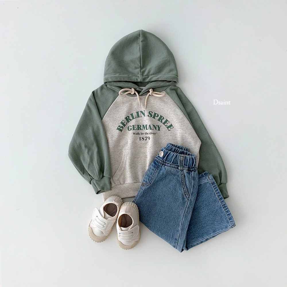 正韓童裝 DSAINT 字母接接連帽T-細節圖5