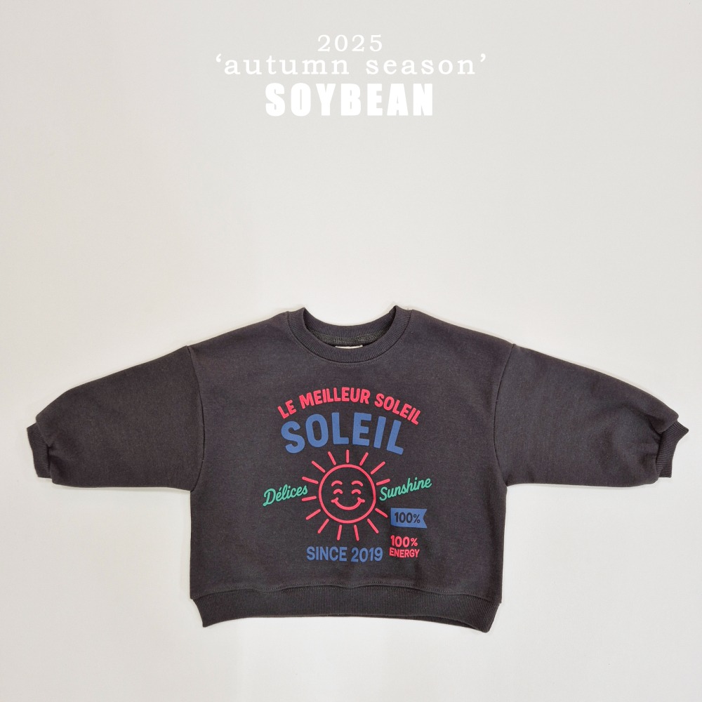 正韓童裝 Soybean 開心的太陽大學T-細節圖7