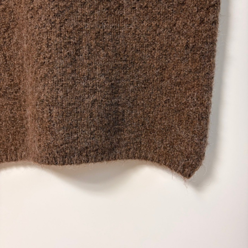 韓國女裝 Bonheur 法式縮袖口船領針織衫-細節圖5