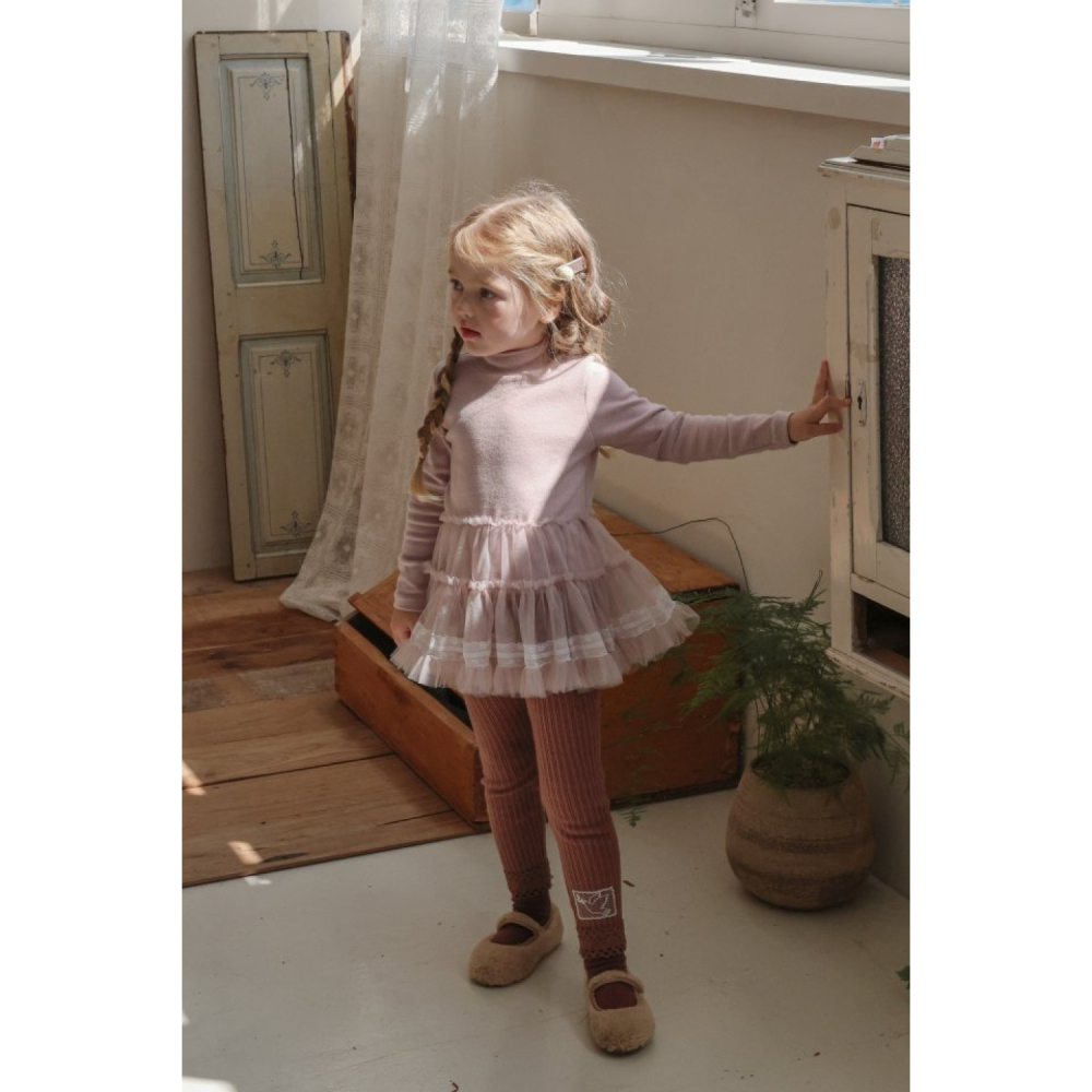 正韓童裝 FLO  夢幻洋裝紗衣裙-細節圖4